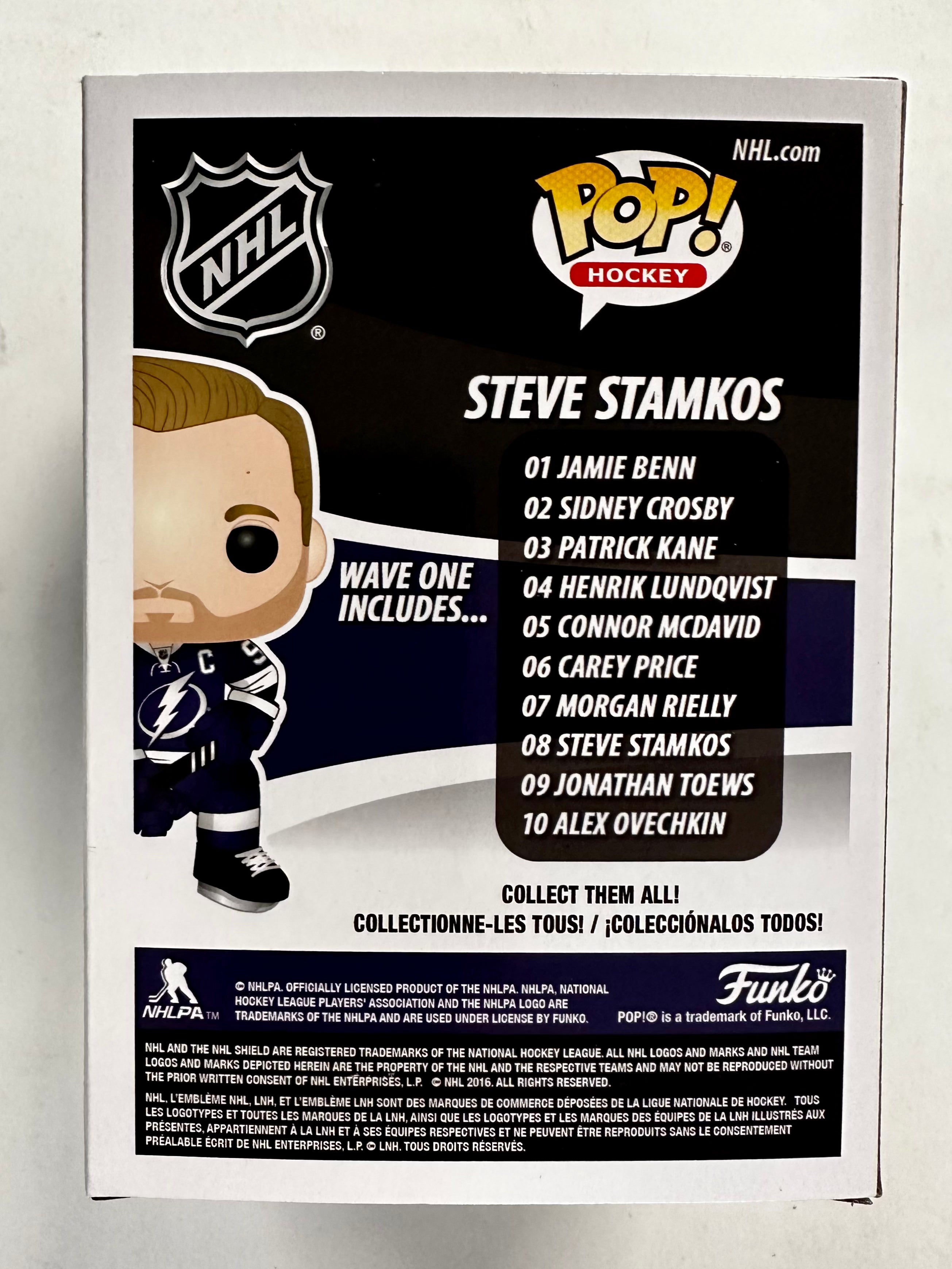 Steven Stamkos Signed NHL Tampa Bay Lightning Funko Pop! #08 With PSA/DNA COA