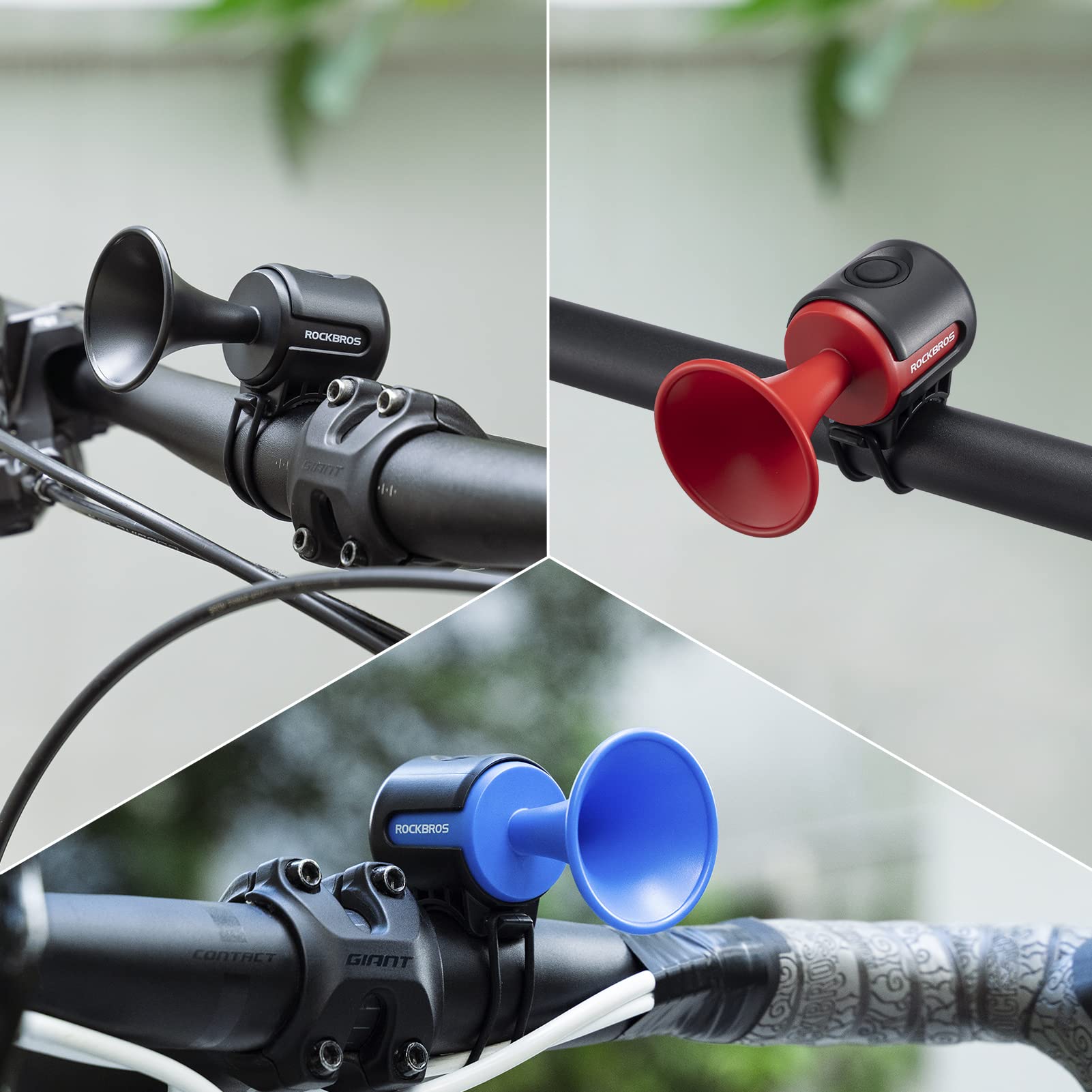 ROCKBROS Bike Bell Electric Bike Horn Waterproof 120dB