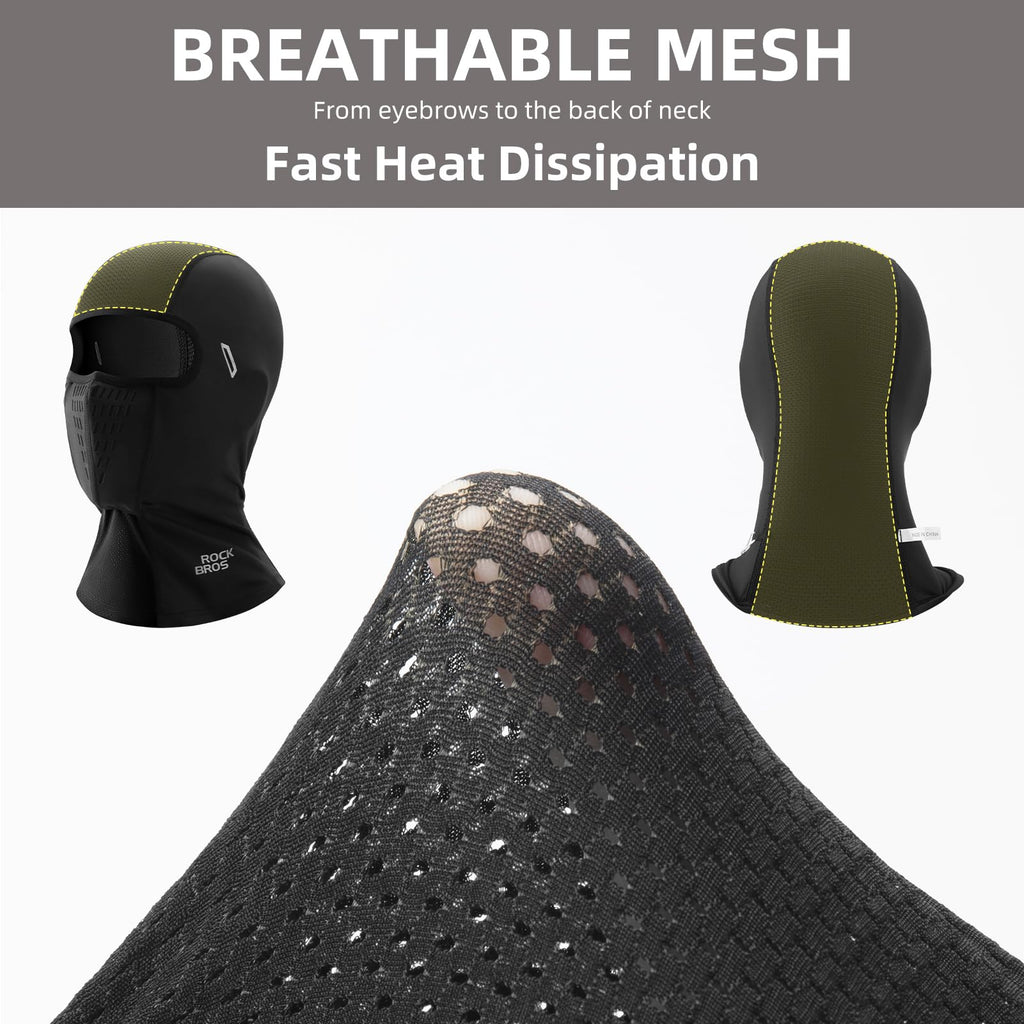 ROCKBROS Summer Face Mask – Lightweight, Cooling Balaclava for Outdoor Sports