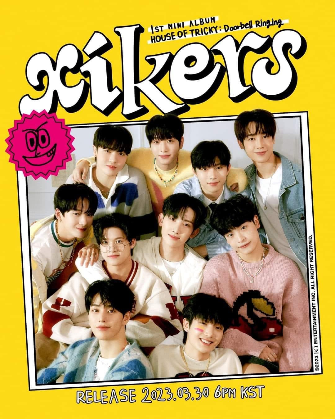 Xikers 1st Mini Album:  House Of Tricky Doorbell Ringing