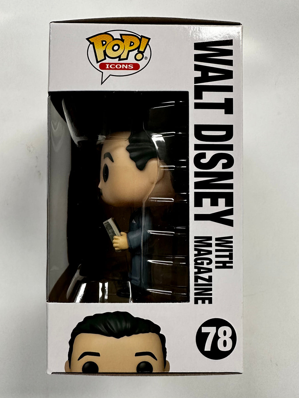 Funko Pop! Icons Walt Disney With Mickey Mouse Magazine #78 Disney 100 2023