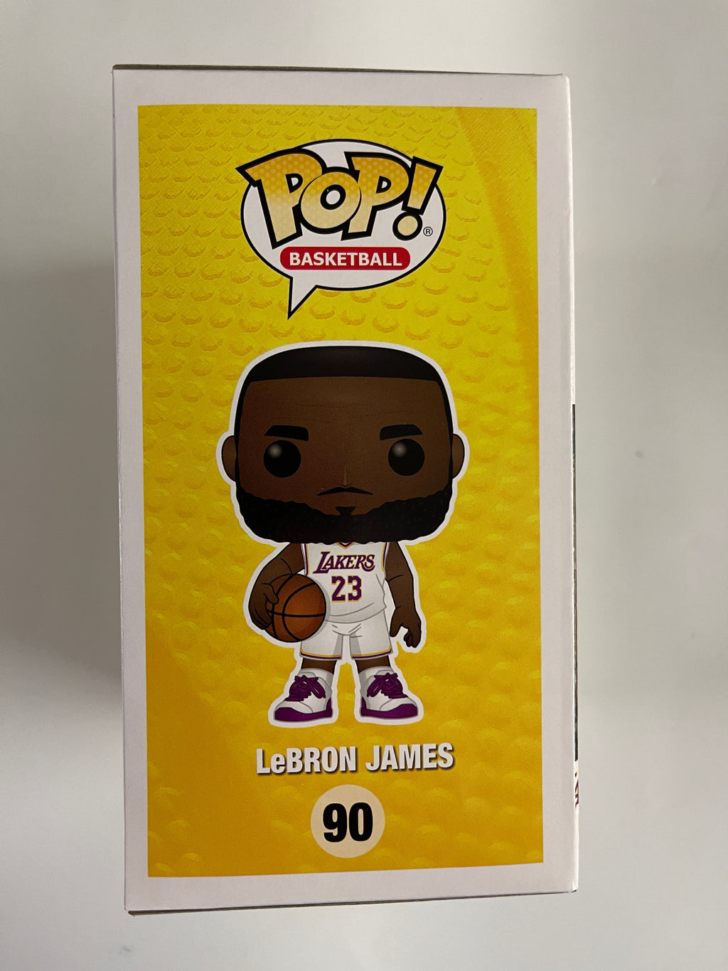 Funko Pop! Basketball Lebron James In White Jersey #90 NBA Los Angeles LA Lakers