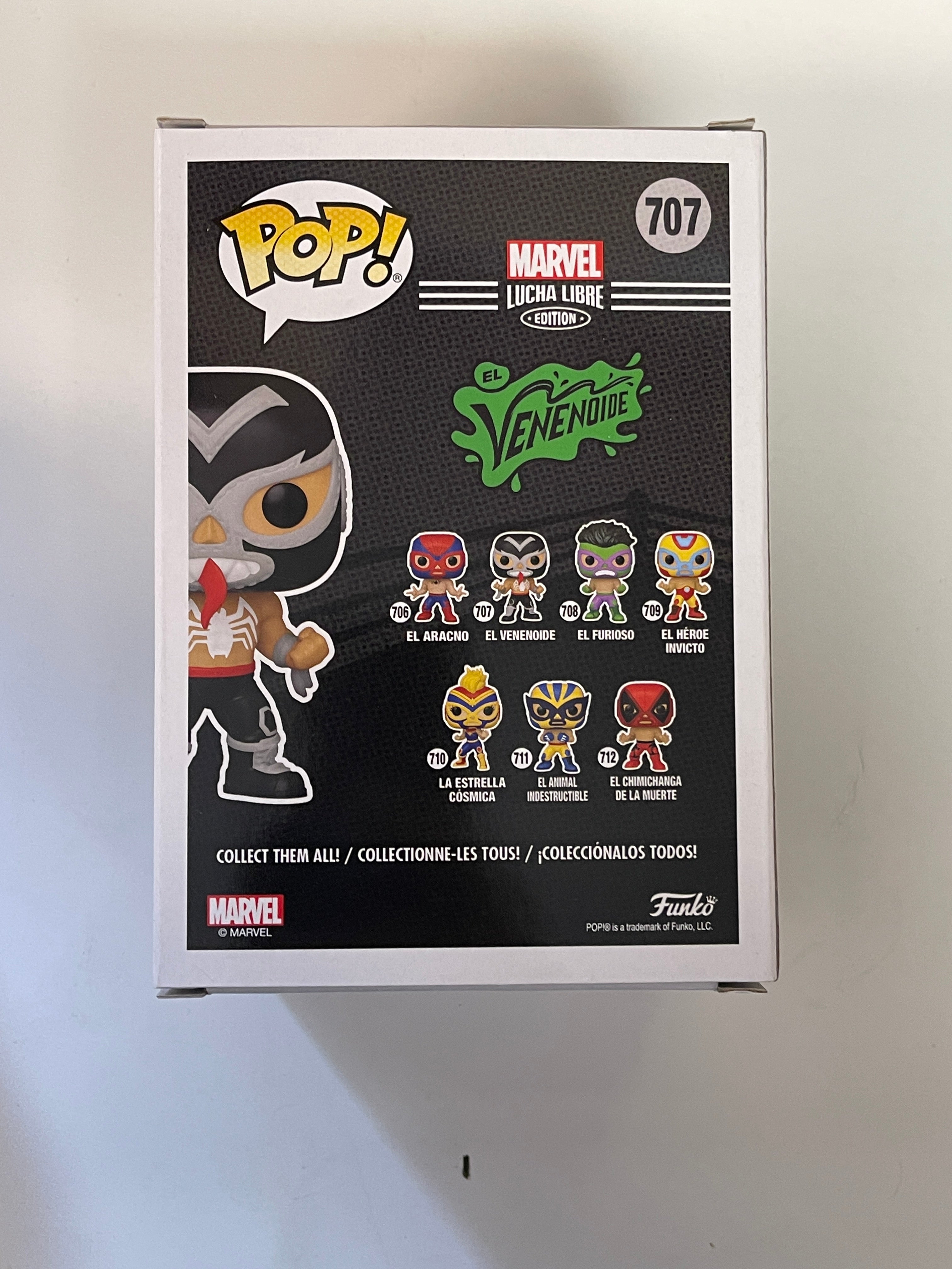 Funko Pop! Marvel El Venenoide #707 Lucha Libre 2021 Venom Luchador
