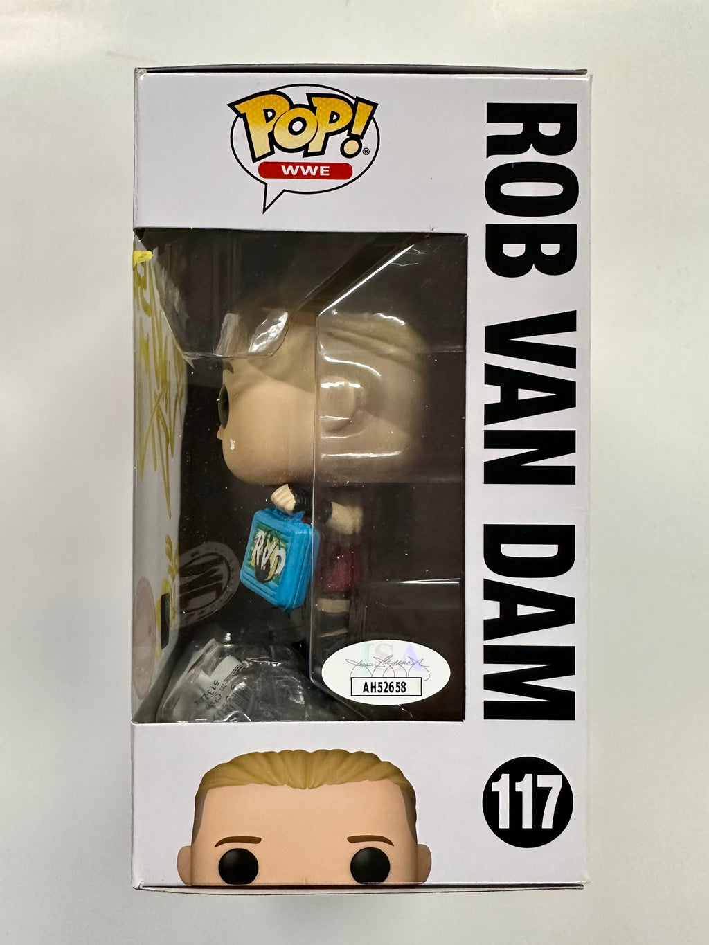 Rob Van Dam Signed WWE Wrestling Funko Pop! & Pin Money in the Bank Exclusive #117 With JSA COA