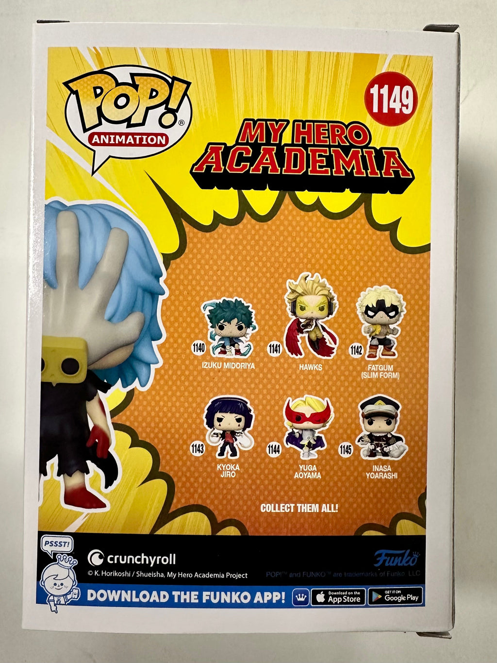 Funko Pop! Animation Tomura Shigaraki #1149 My Hero Academia 2022 EE Exclusive
