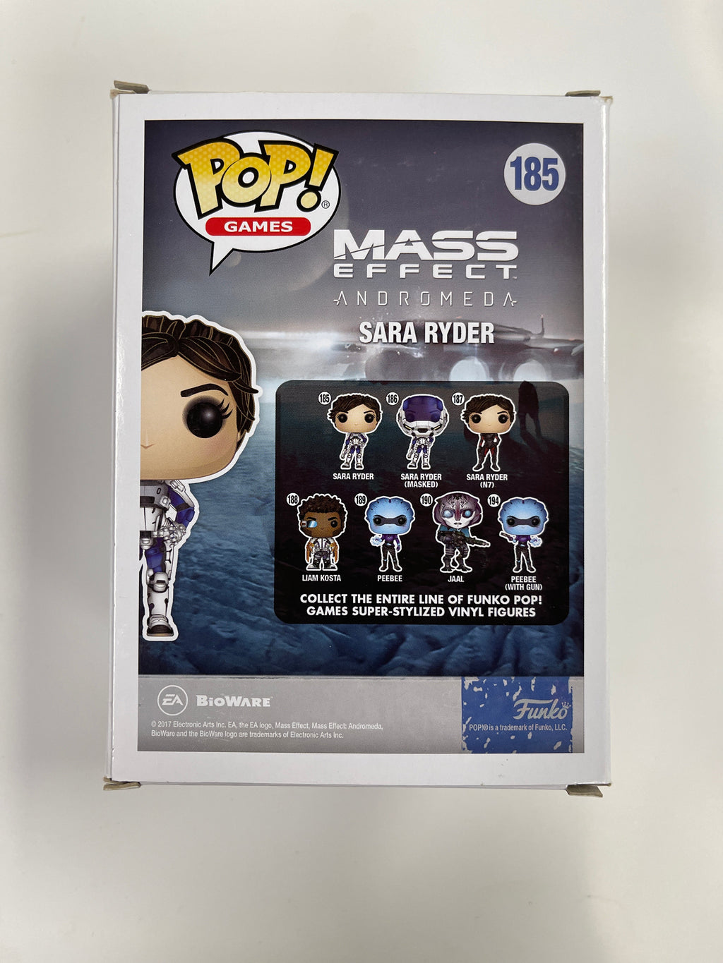 Funko Pop! Games Sara Ryder #185 Mass Effect Andromeda 2017 Vaulted