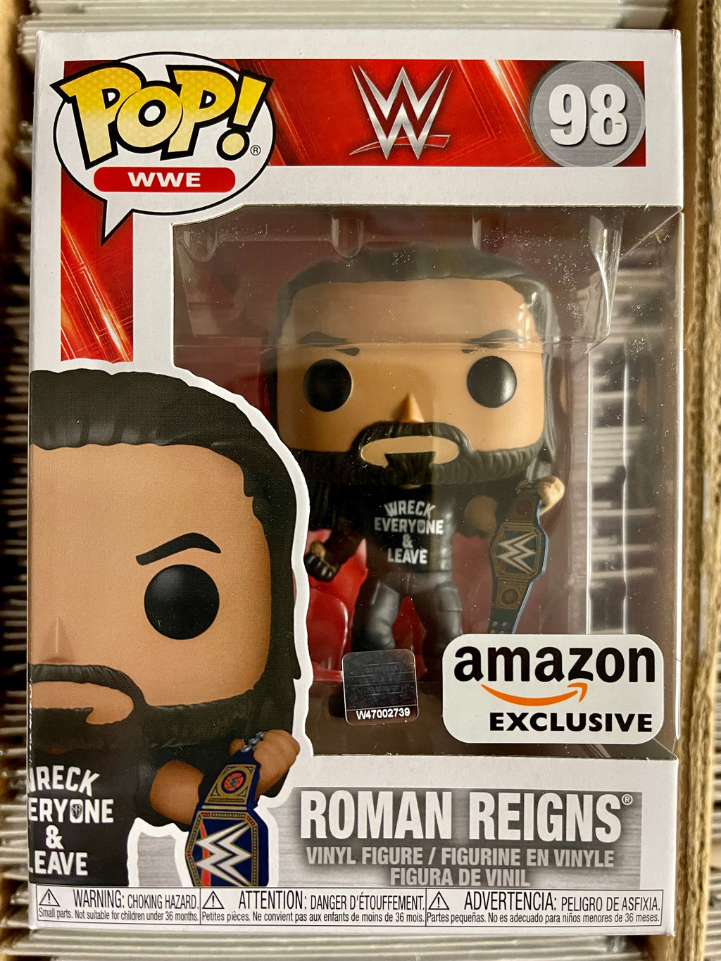 Funko Pop! WWE The Miz With WWE Championship Belt & MITB Briefcase #169 2024