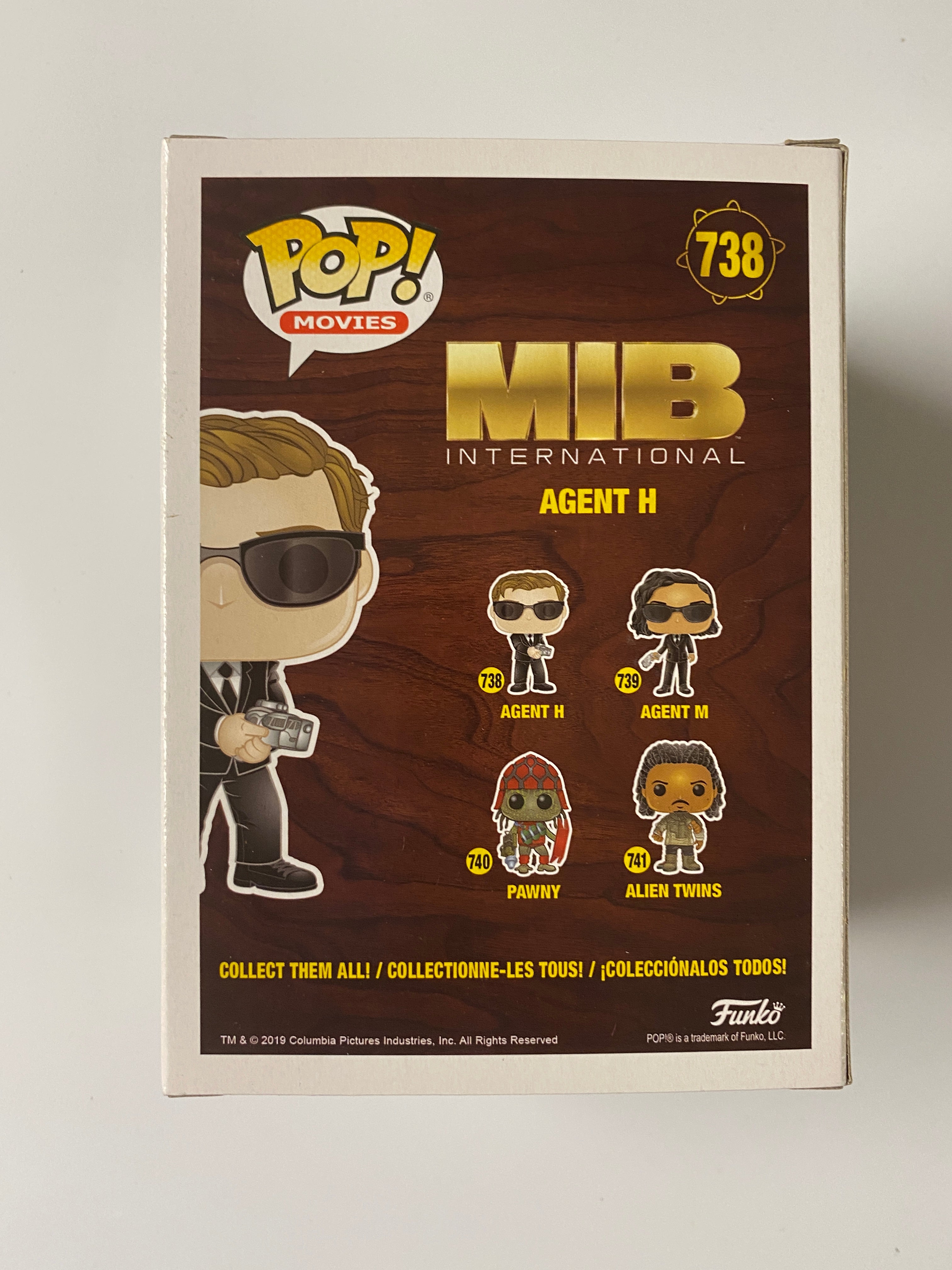 Funko Pop! Movies Agent H #738 Men in Black International Vaulted 2019