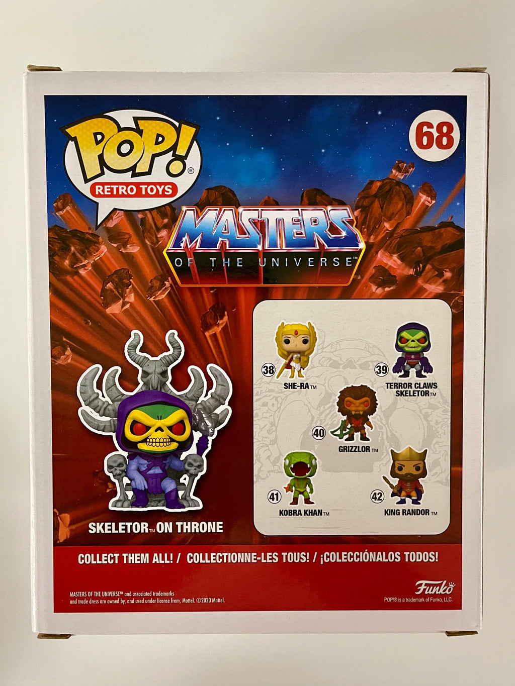 Funko Pop! Retro Toys Skeletor On Throne #68 Masters Of The Universe Target Con 2021 Exclusive