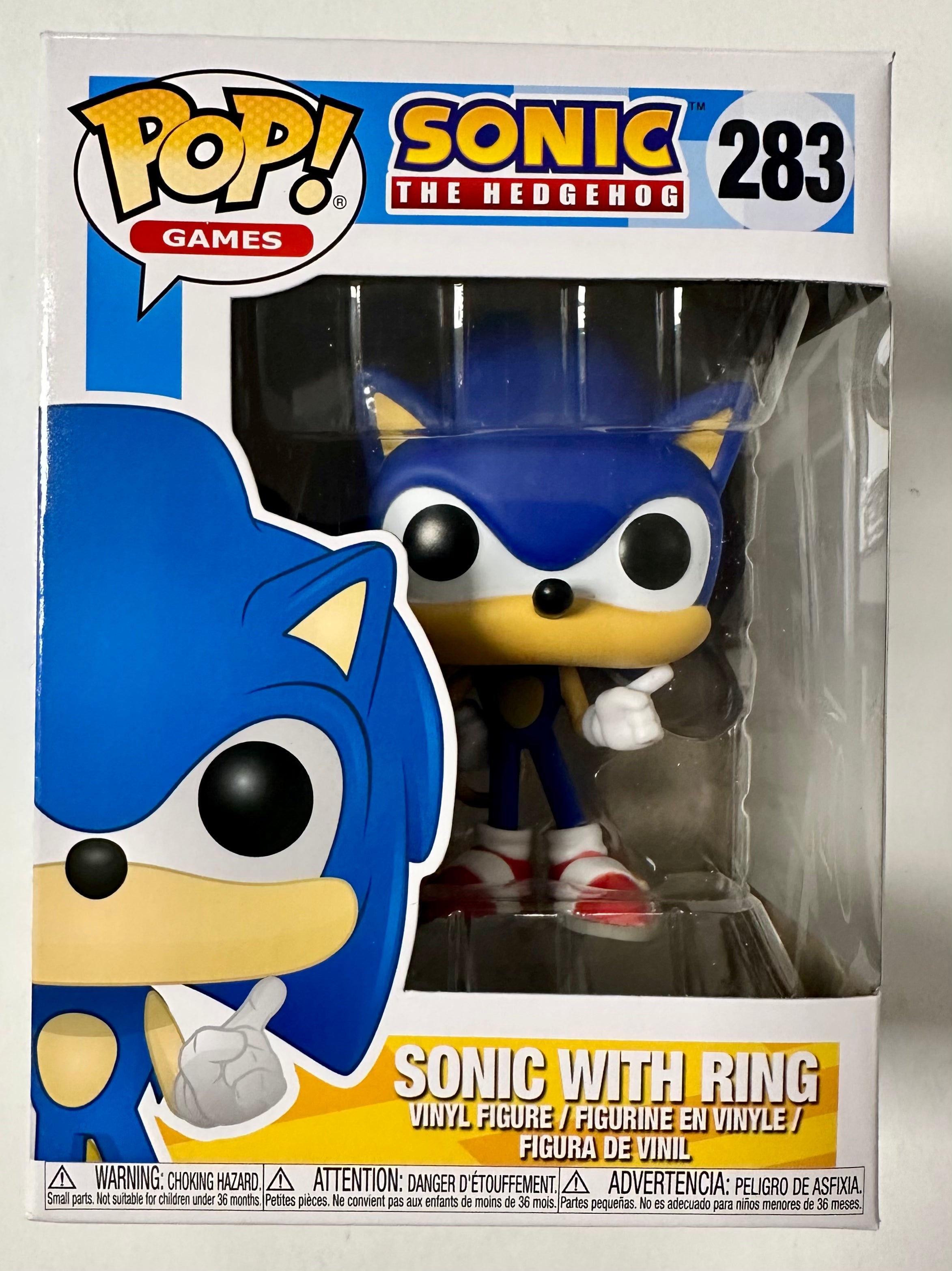 Funko Pop! Games Sonic the Hedgehog with Power Ring #283 Sega