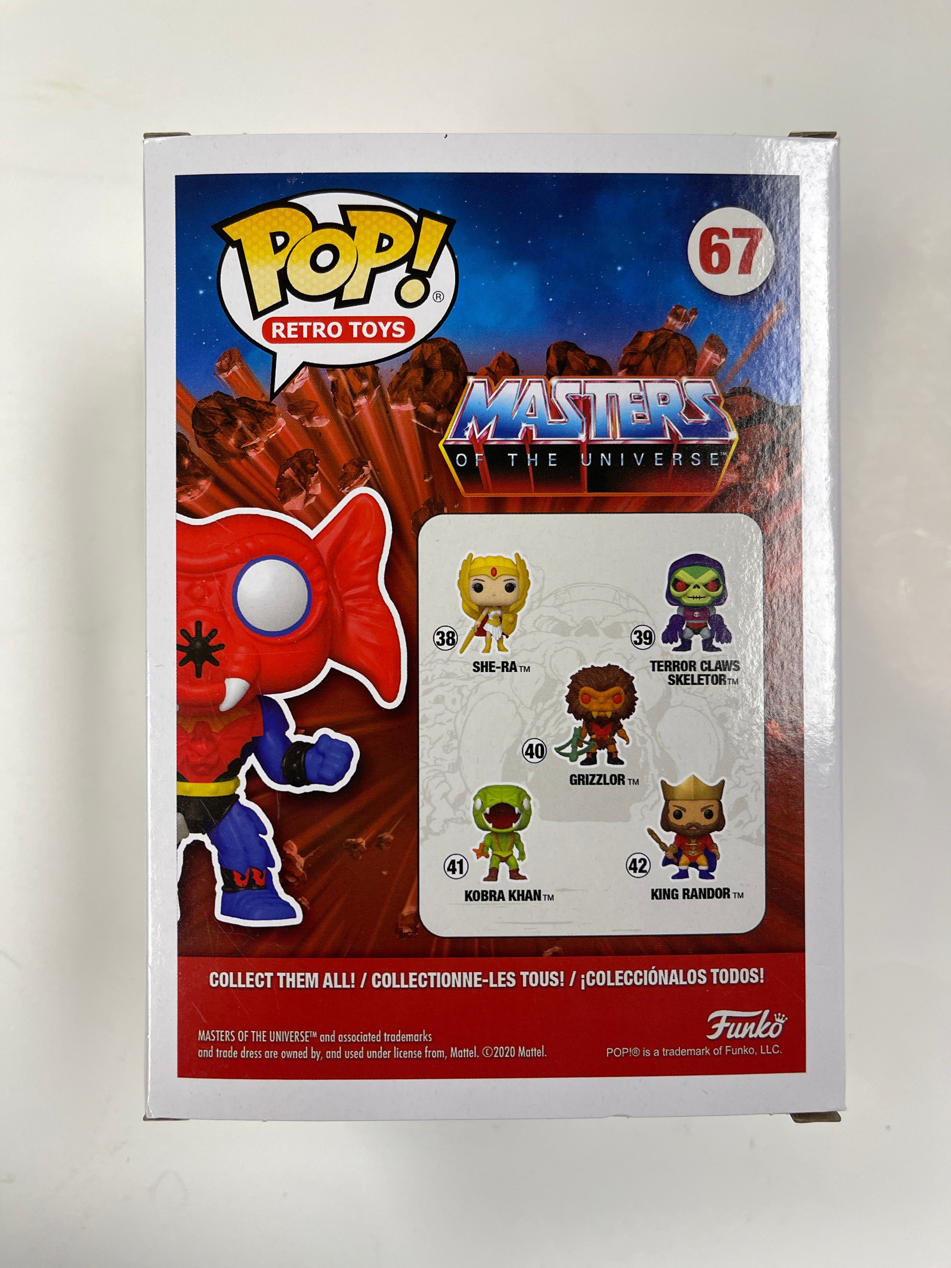 Funko Pop! Retro Toys Mantenna #67 Masters Of The Universe 2021 Spring Exclusive