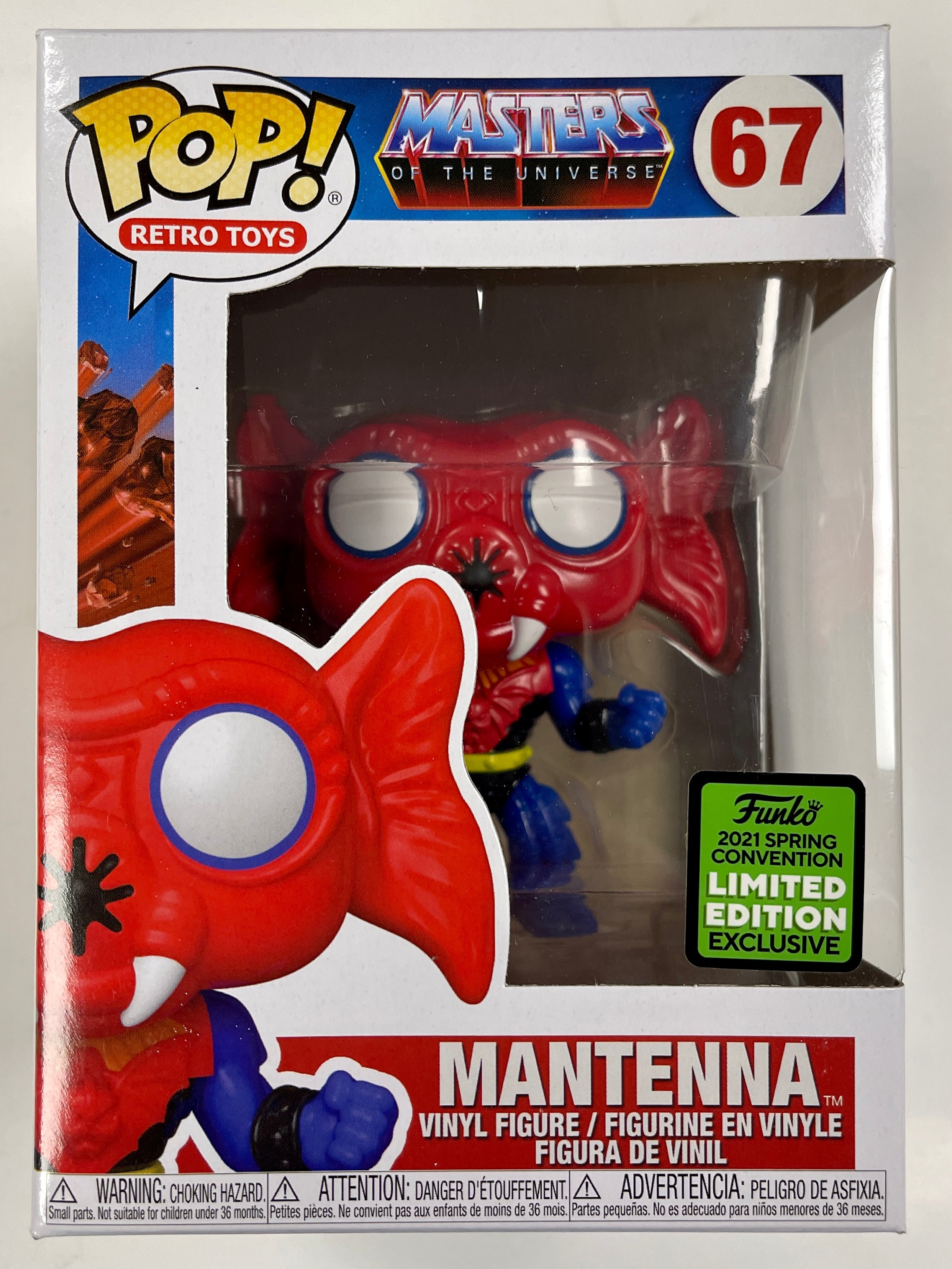 Funko Pop! Retro Toys Mantenna #67 Masters Of The Universe 2021 Spring Exclusive