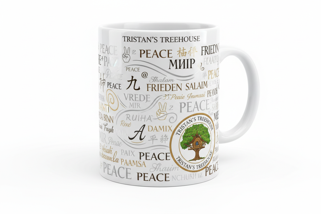 Peace is a Universal Language – Mug