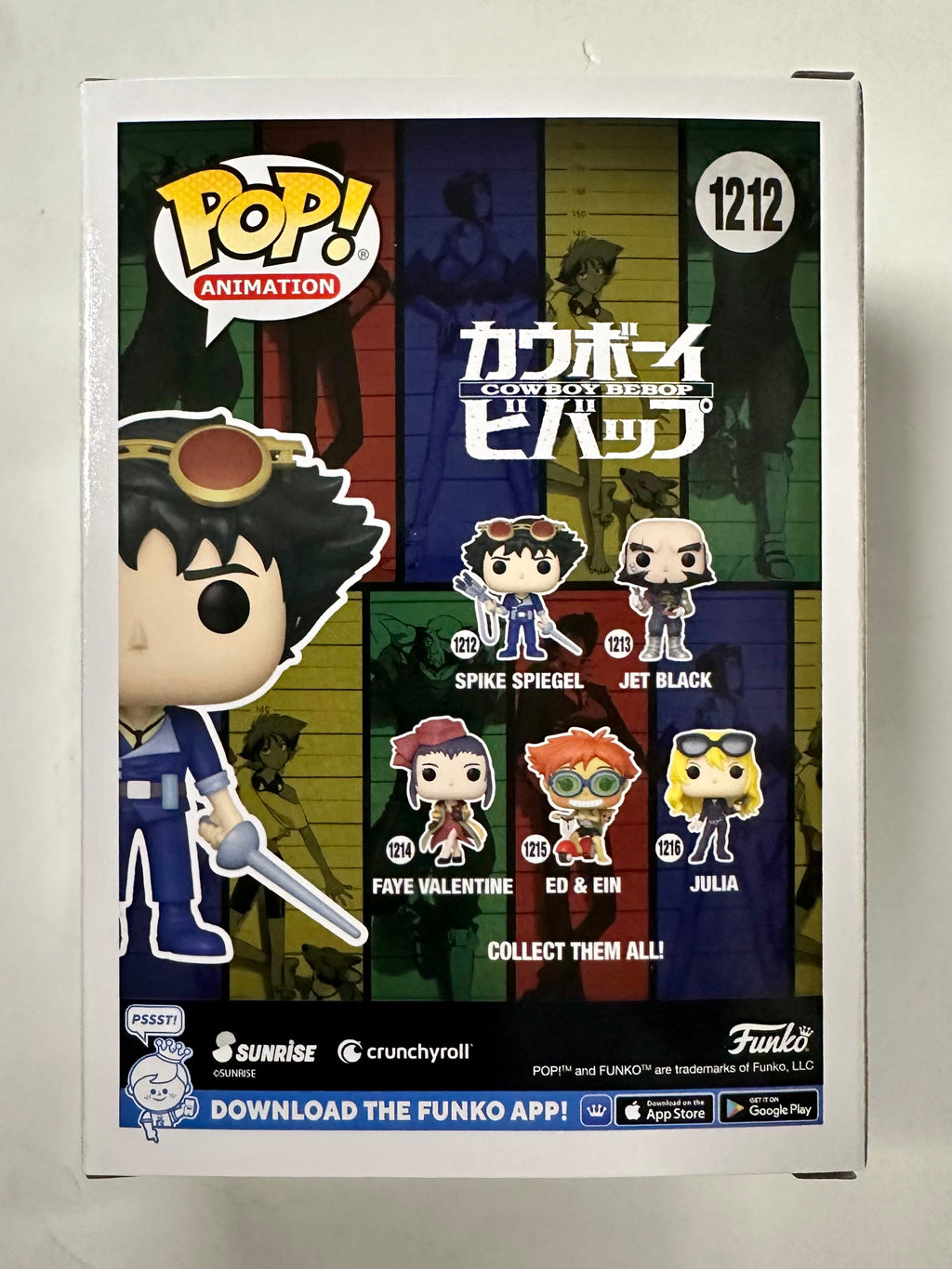 Funko Pop! Animation Spike Spiegel #1212 Cowboy Bebop 2022