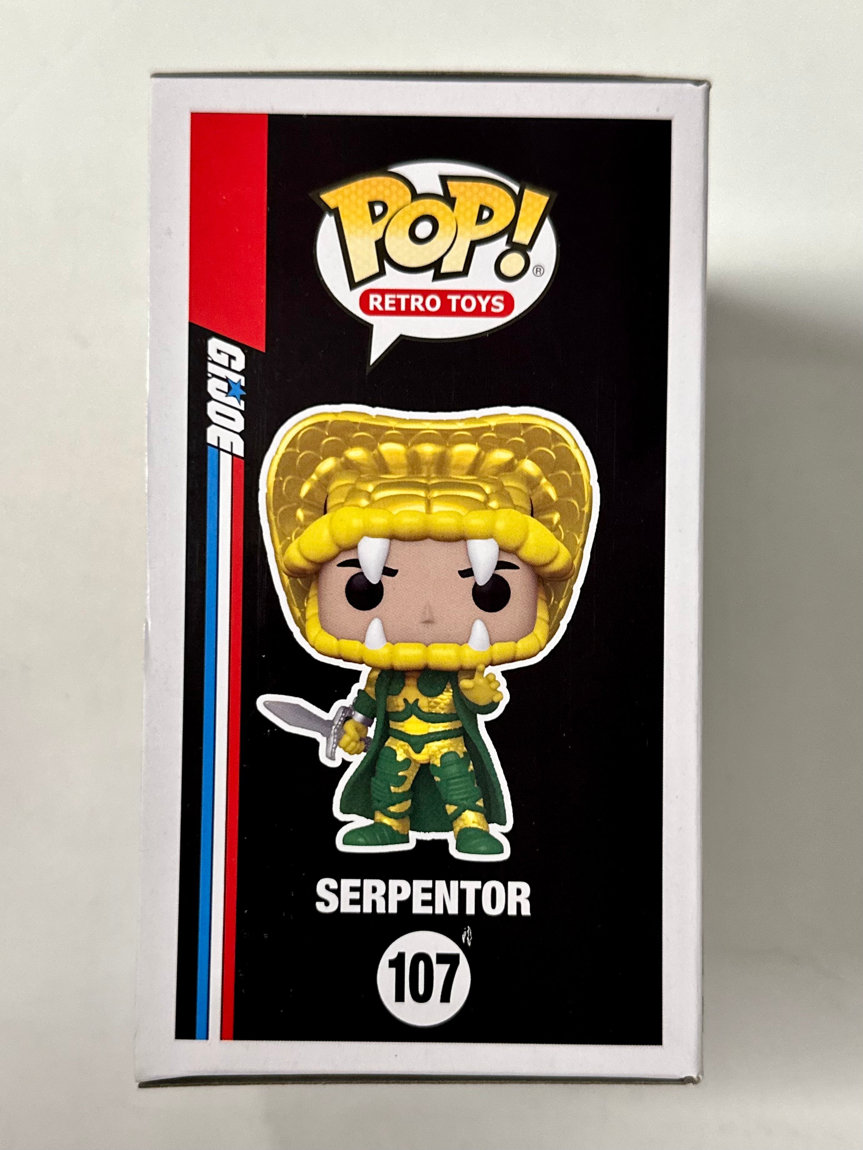 Funko Pop! Retro Toys Serpentor #107 G.I. Joe SDCC 2022 Summer Con Exclusive