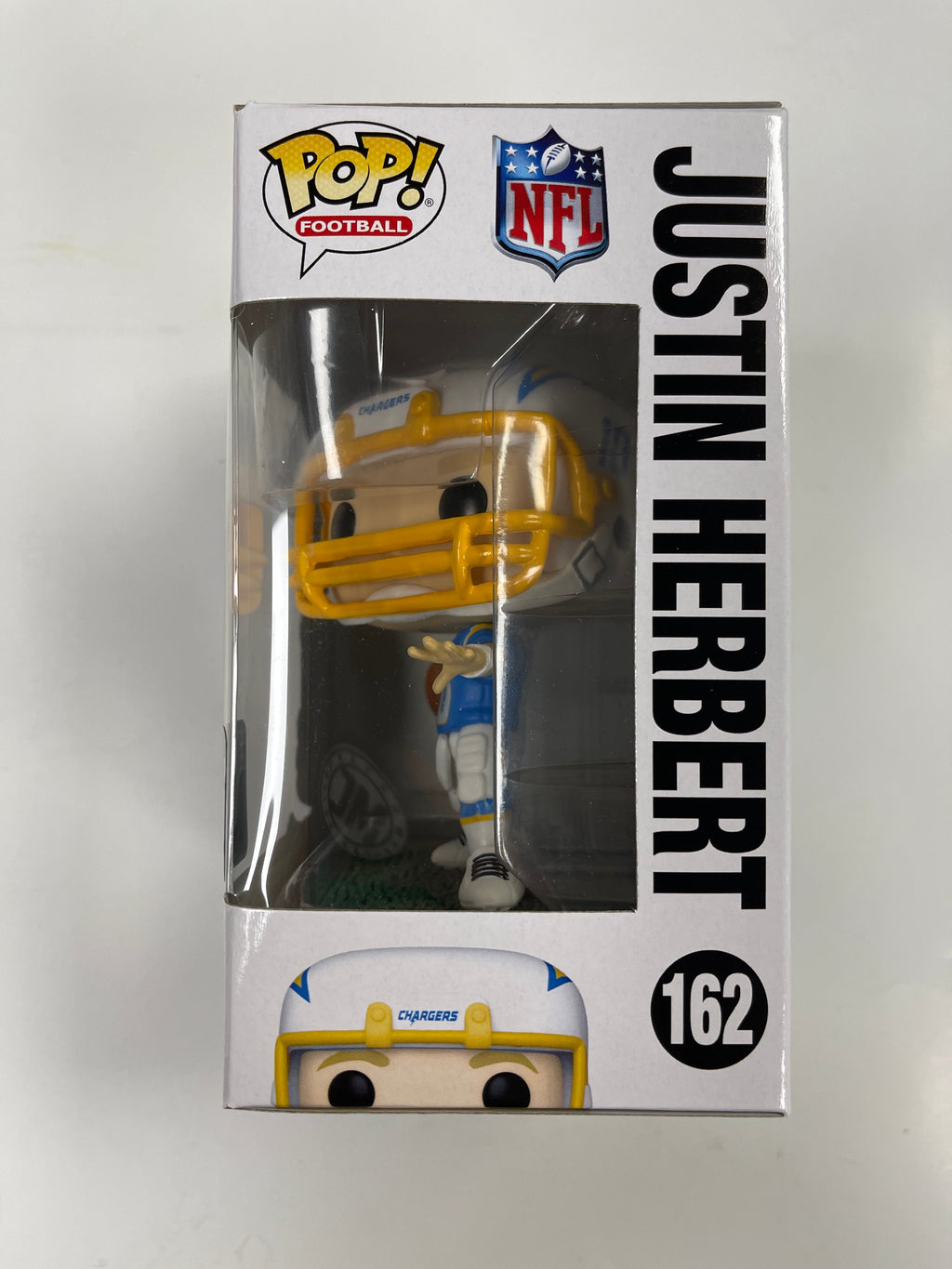 Funko Pop! Football Justin Herbert #162 NFL LA Los Angeles Chargers Quarterback