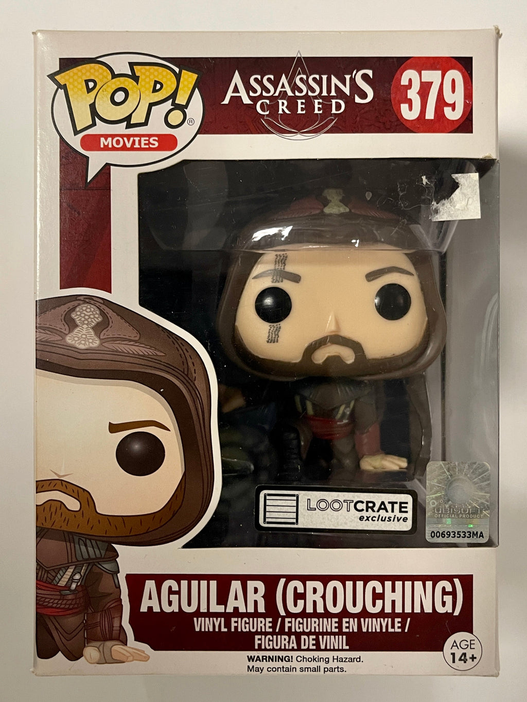 Funko Pop! Movies Aguilar Crouching #379 Assassin’s Creed Lootcrate Exclusive