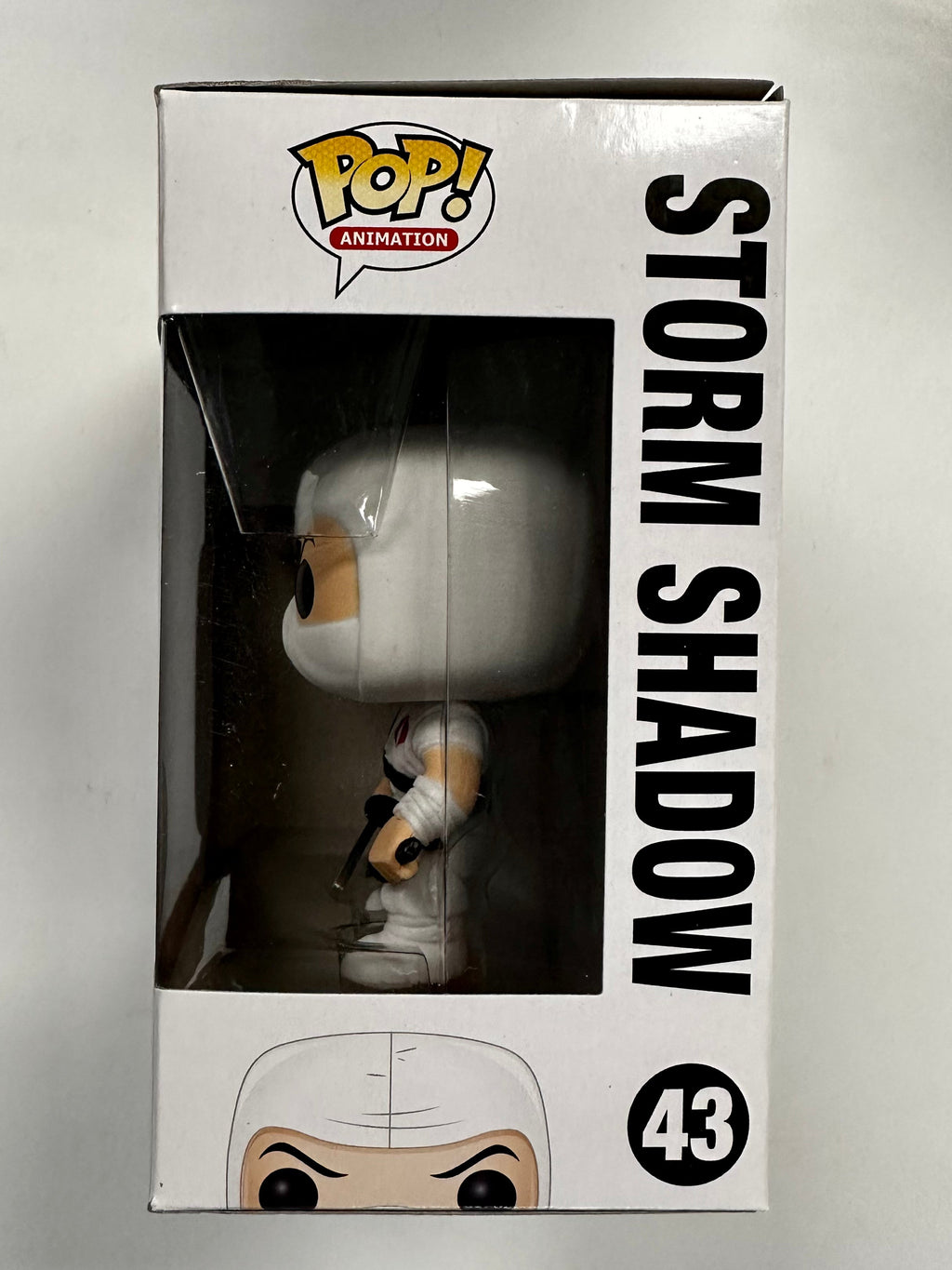 Funko Pop! Animation Storm Shadow #43 GI Joe 2015 Bait Pre-Release Vaulted Exclusive