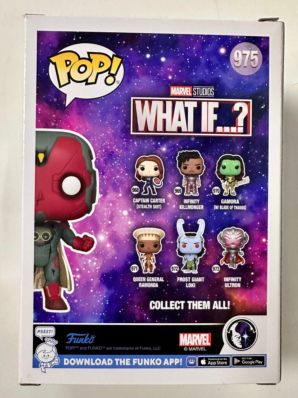 Funko Pop! Marvel Metallic Zolavision #975 Target Exclusive What If? Disney+
