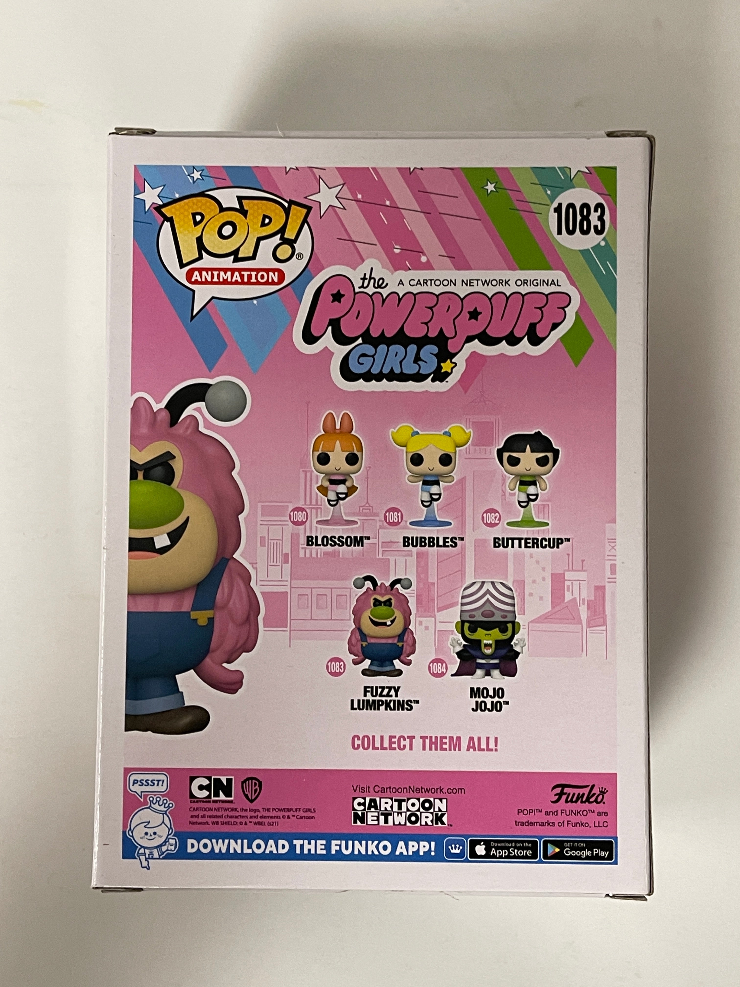 Funko Pop! Animation Fuzzy Lumpkins #1083 Powerpuff Girls Villain 2021 Cartoon Network