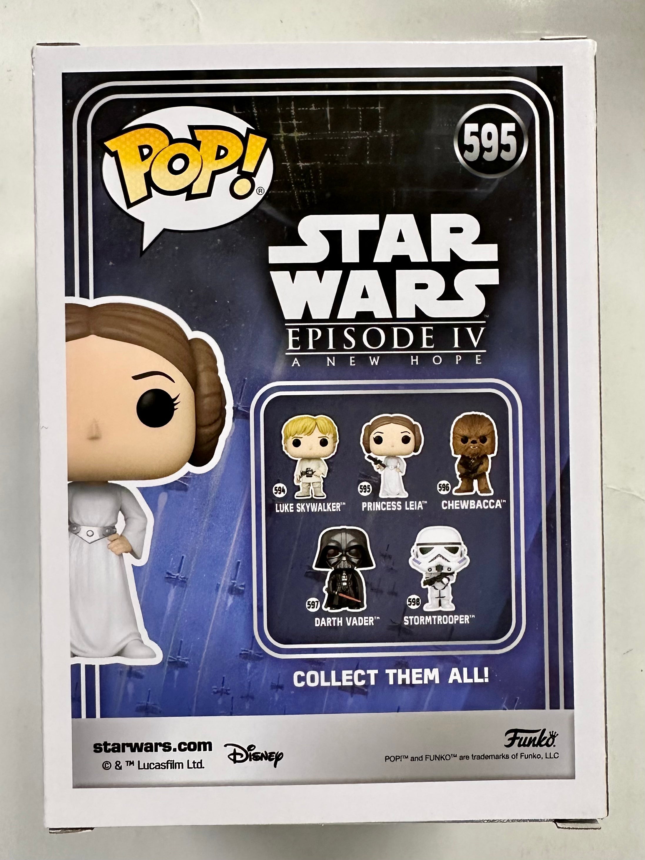 Funko Pop! Classic Princess Leia #595 Star Wars Classics 2022 A New Hope