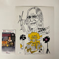 George Jung Signed Matte 8x10 Photo with JSA COA Blow Famous Drug Smuggler Boston George