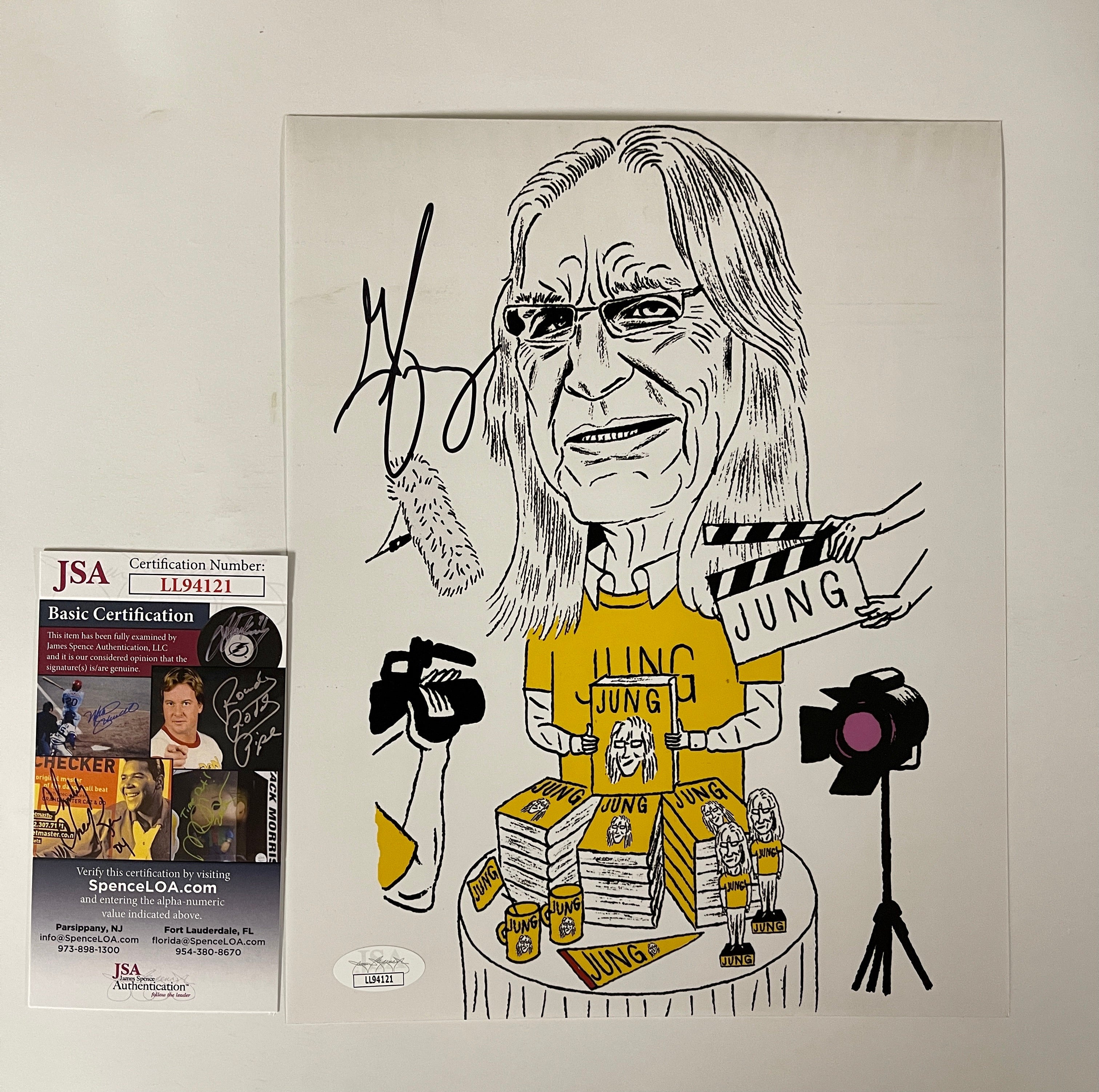 George Jung Signed Matte 8x10 Photo with JSA COA Blow Famous Drug Smuggler Boston George