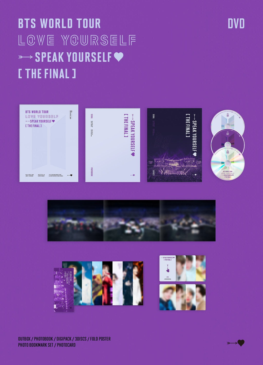 BTS World Tour: â€˜Love Yourselfâ€™ : Speak Yourself The Final DVD/Blu-Ray