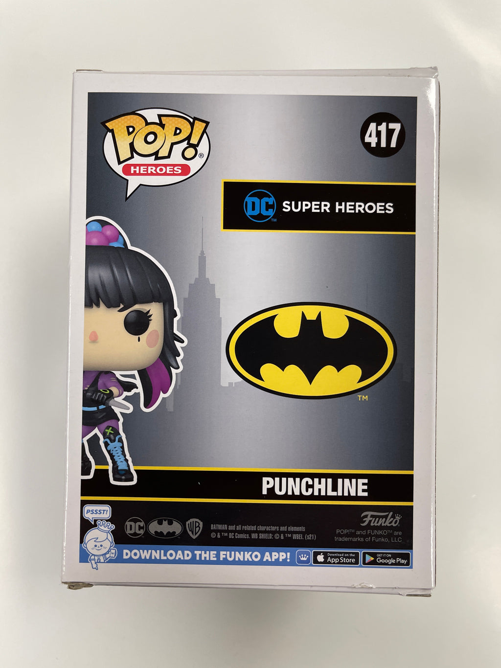 Funko Pop! DC Heroes Punchline #417 Batman NYCC 2021 Fall Con Exclusive