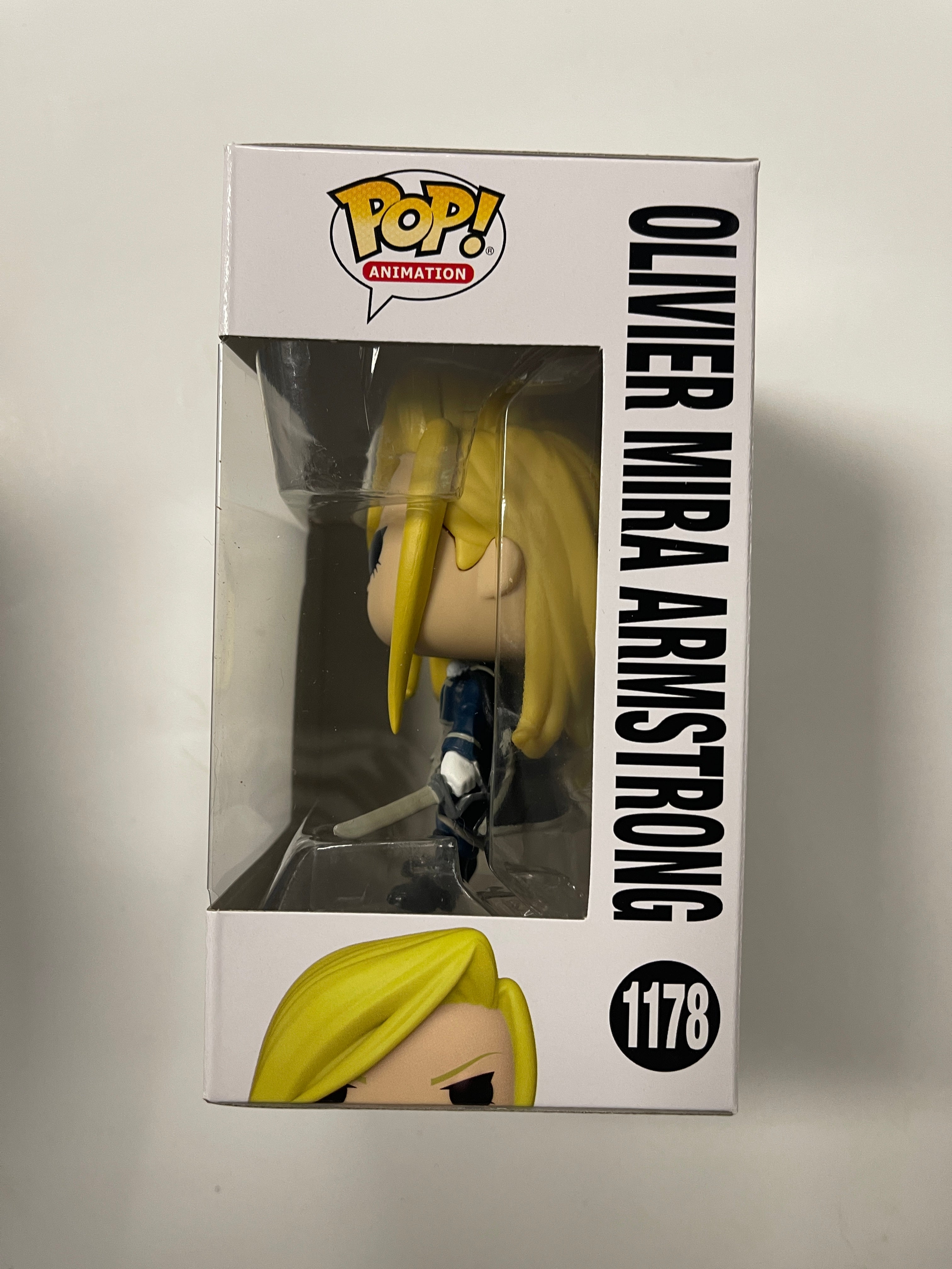 Funko Pop! Animation Oliver Mira Armstrong #1178 FullMetal Alchemist Brotherhood 2022