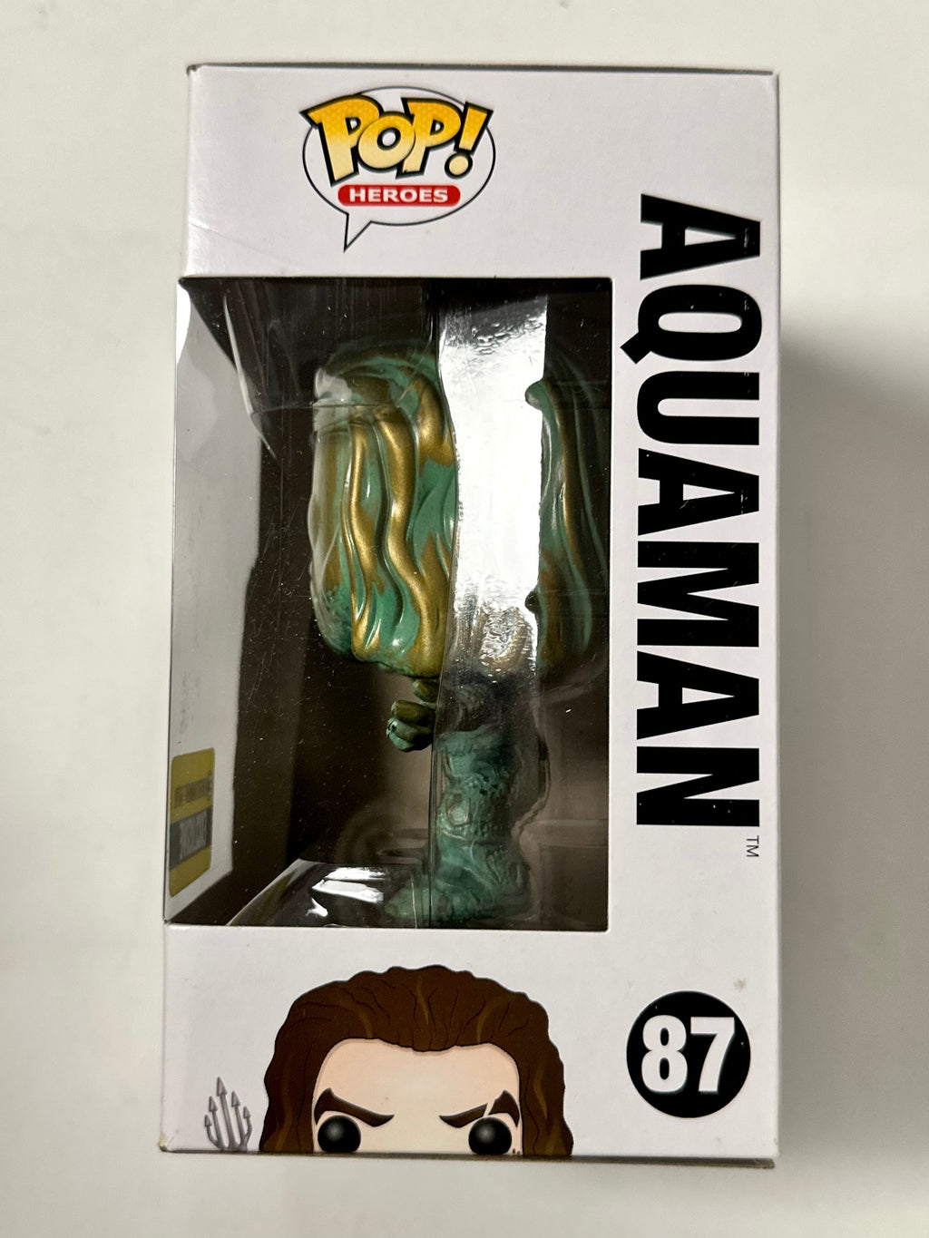Funko Pop! DC Heroes Patina Aquaman #87 Batman V Superman 2015 Vaulted Exclusive