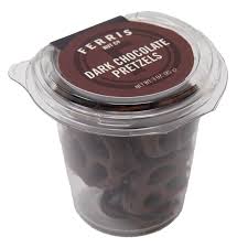 Ferris Nut Co. - Dark Chocolate Pretzels, 3 oz (Pack of 12) - Gourmet Chocolate Snacks