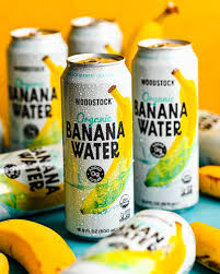 Woodstock Water Organic Banana Still, Pack of 12, 16.9 Fl Oz Bottles