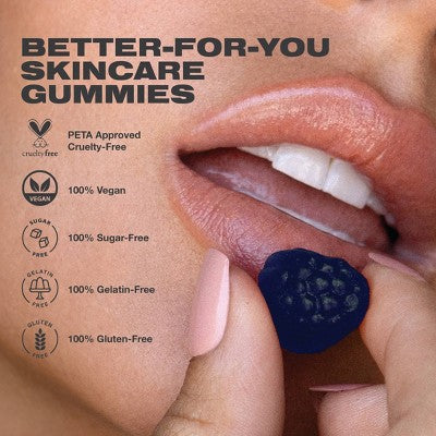 Imarais Beauty De - Puff Anti - Bloat Gummies Vegan and Sugar - Free 30ct - Imperfect Container - PhishStones Products