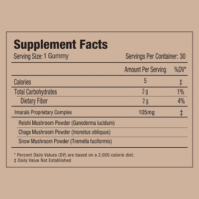 Imarais Beauty Nourish Haircare Gummies Vegan and Sugar - Free 30ct - Imperfect Container - PhishStones Products