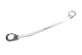 Megan Racing Strut Bar Front Upper for Mini Cooper 2008-2014 Race Spec Powdercoated Steel Base Polished Aluminum - MR-SB-MC08FU-1P
