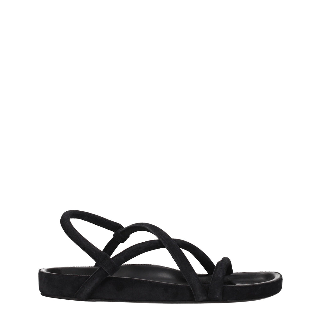 Isabel Marant Sandali Uomo Camoscio Nero