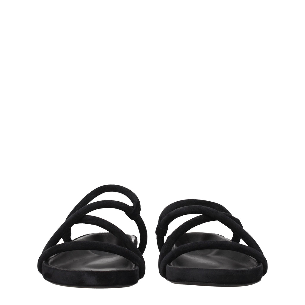 Isabel Marant Sandali Uomo Camoscio Nero