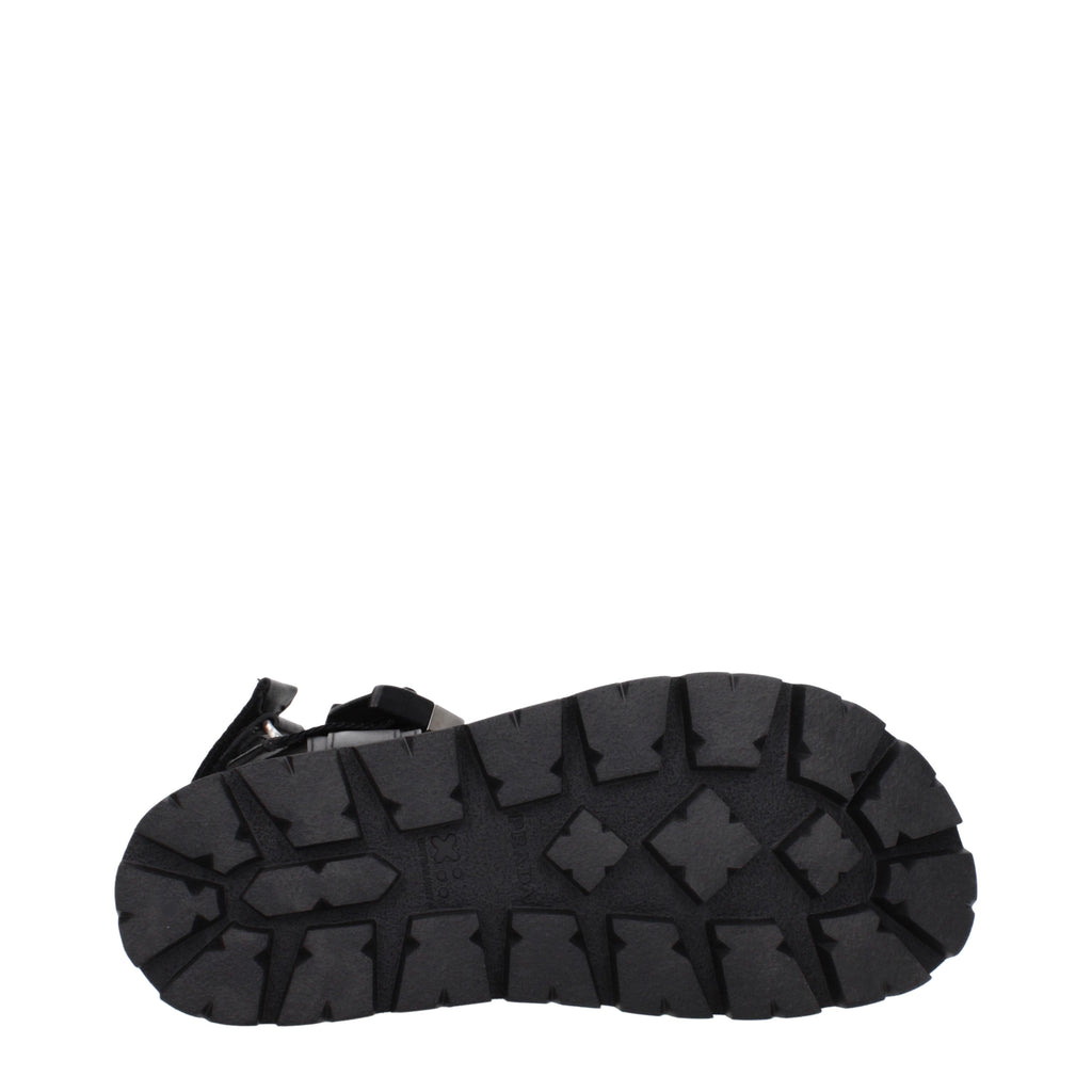 Prada Sandali Uomo Pelle Nero