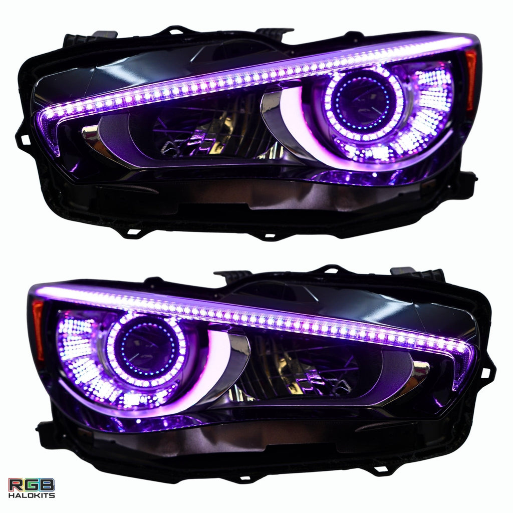 Infiniti Q50 Multicolor Flow DRL Boards (2014 - 2024) - PhishStones Products