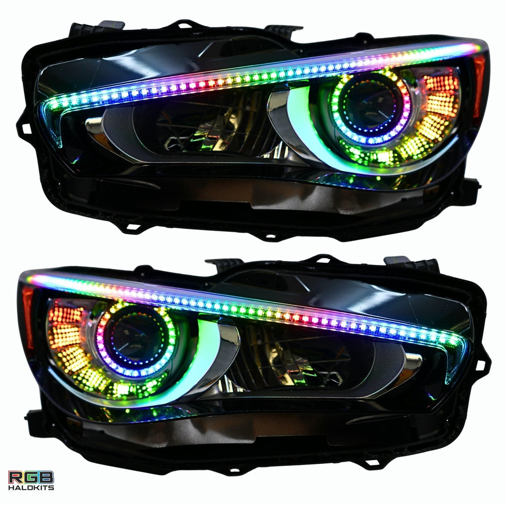 Infiniti Q50 Multicolor Flow DRL Boards (2014 - 2024) - PhishStones Products