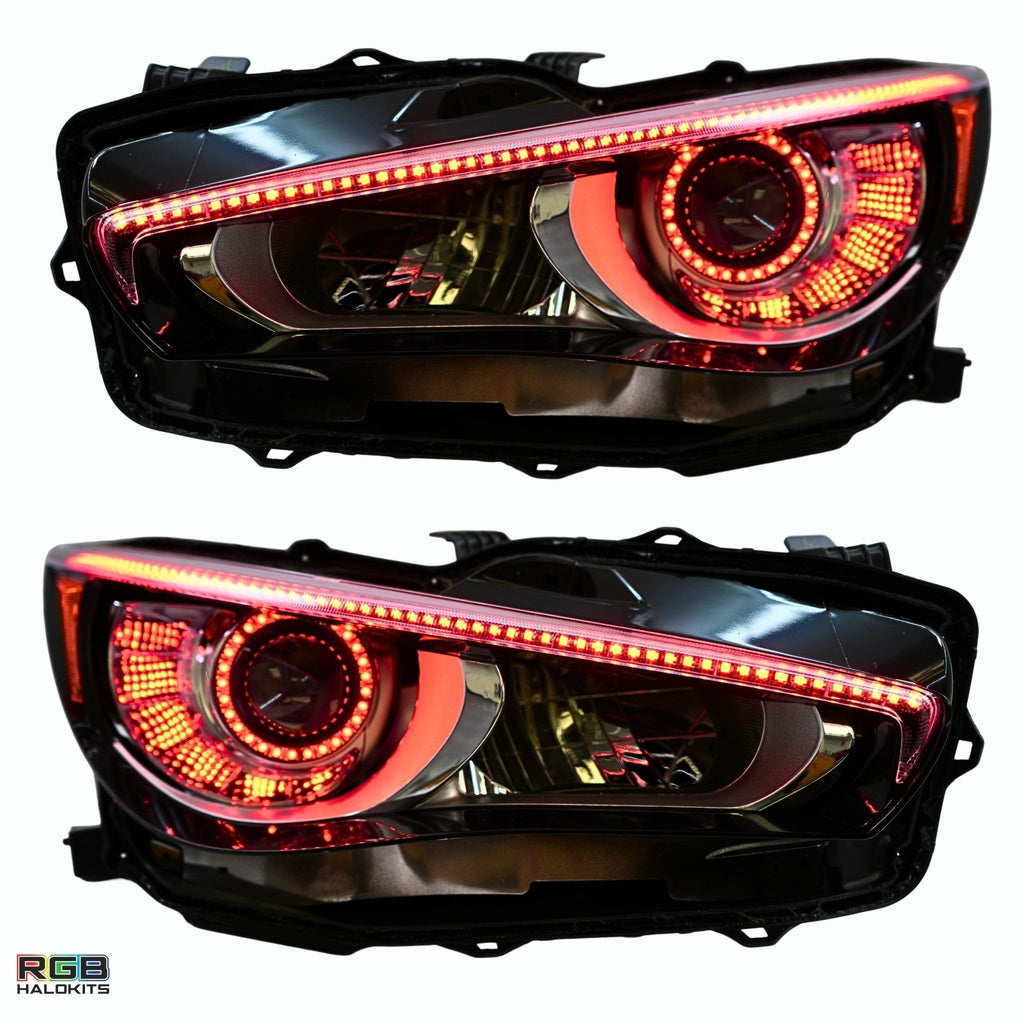 Infiniti Q50 Multicolor Flow DRL Boards (2014 - 2024) - PhishStones Products