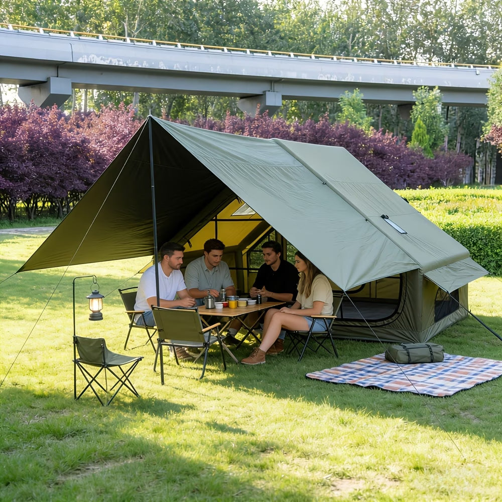 nflatable Camping Tent for 4-6 Person,4 Season Camping Tent, Large Luxury Air Tent