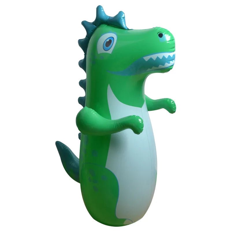 Inflatable Punching Bag for Kids and Adults – 90 cm / 35.4 in Standing Tumbler Boxing Toy with Dinosaur Design - PhishStones Products