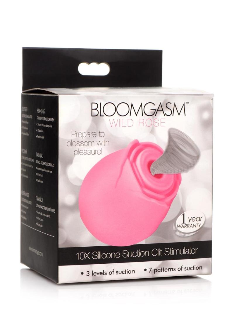 Inmi Bloomgasm Rose 10x Silicone Rechargeable Clitoral Stimulator