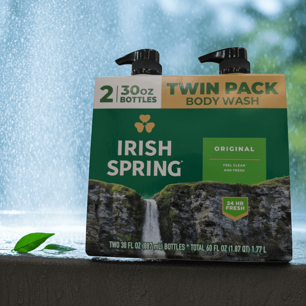 Irish Spring Body Wash for Men, Original Clean 2 Pack 30 oz - PhishStones Products