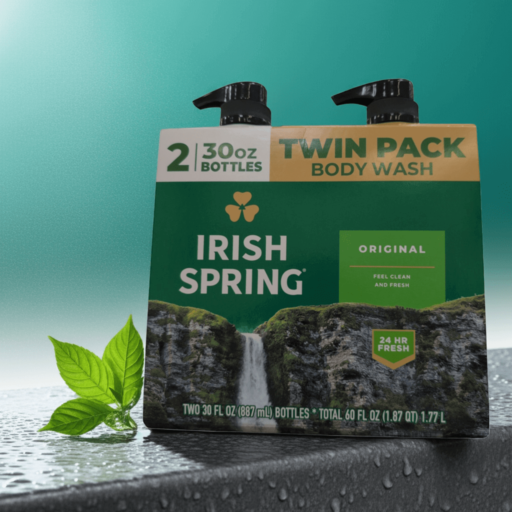 Irish Spring Body Wash for Men, Original Clean 2 Pack 30 oz - PhishStones Products
