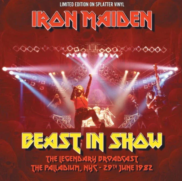 Iron Maiden - Beast In Show: Palladium N.Y.C. 1982 (Red & Orange Splatter Vinyl, Import) (LP) - PhishStones Products