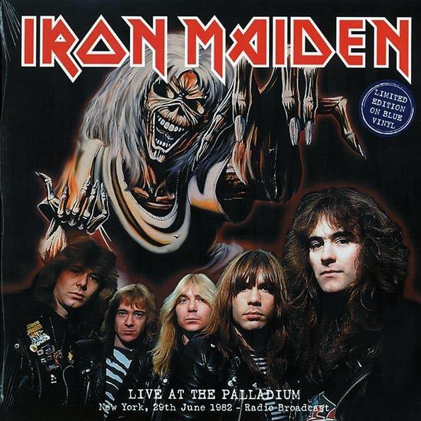 Iron Maiden - Live At The Palladium, New York, 29th June 1982 (Limited Edition, Blue Vinyl) (Import) - PhishStones Products