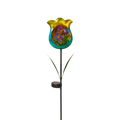 Solar-Powered Tulip Garden Stake -